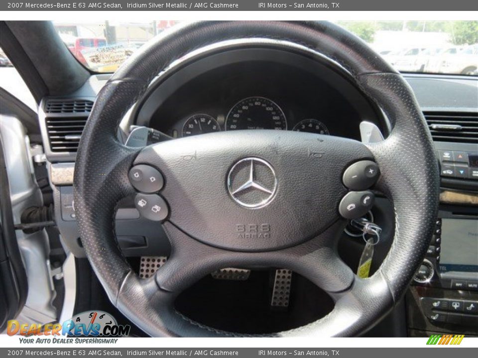 2007 Mercedes-Benz E 63 AMG Sedan Steering Wheel Photo #18