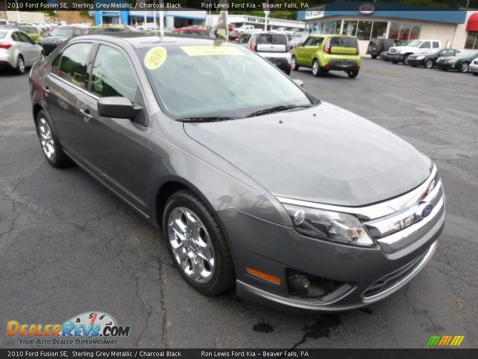 2010 Ford Fusion SE Sterling Grey Metallic / Charcoal Black Photo #2