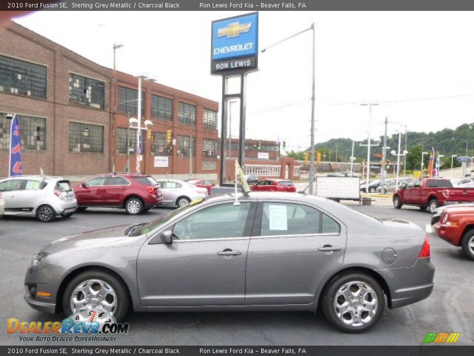 2010 Ford Fusion SE Sterling Grey Metallic / Charcoal Black Photo #5