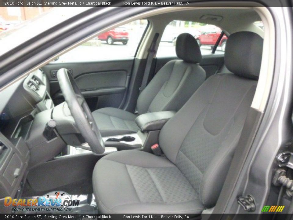 2010 Ford Fusion SE Sterling Grey Metallic / Charcoal Black Photo #10