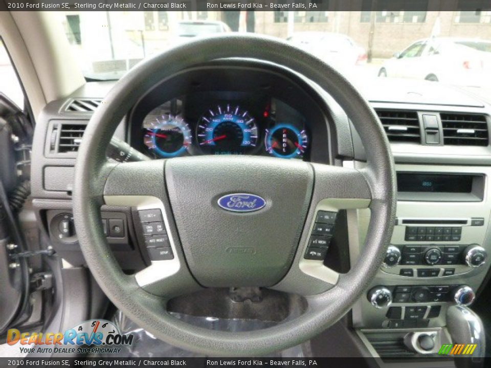 2010 Ford Fusion SE Sterling Grey Metallic / Charcoal Black Photo #18
