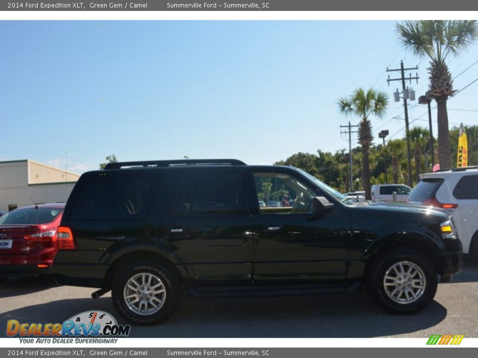 2014 Ford Expedition XLT Green Gem / Camel Photo #2