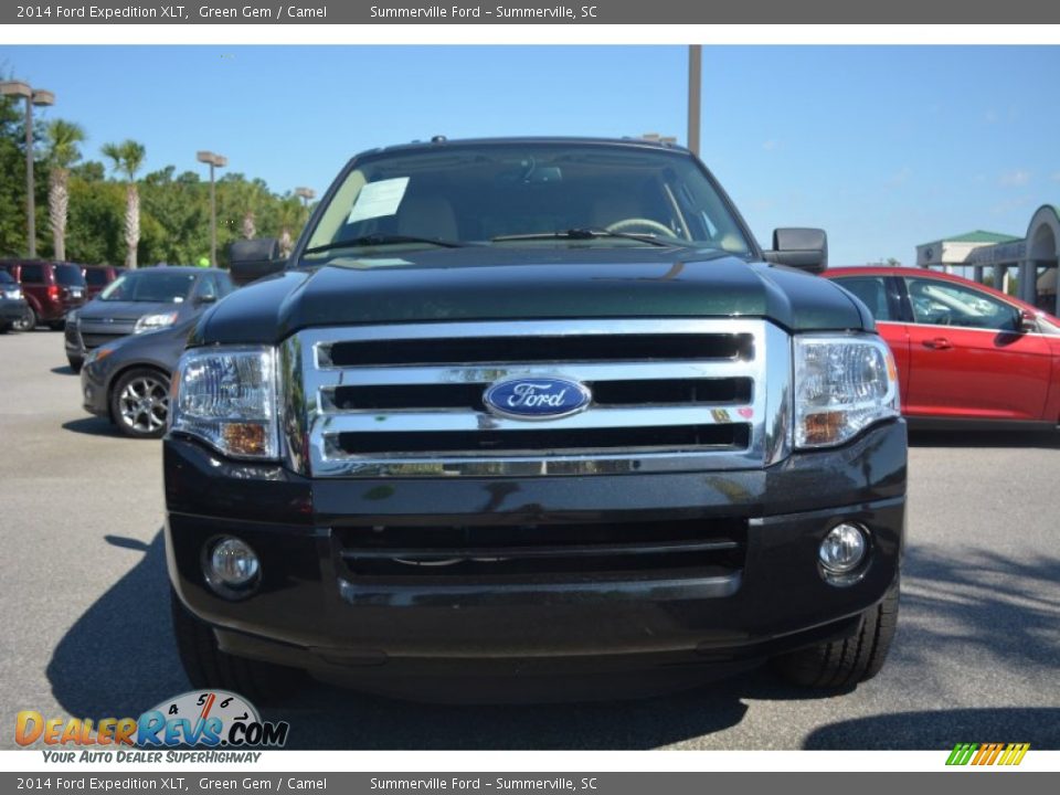 2014 Ford Expedition XLT Green Gem / Camel Photo #7