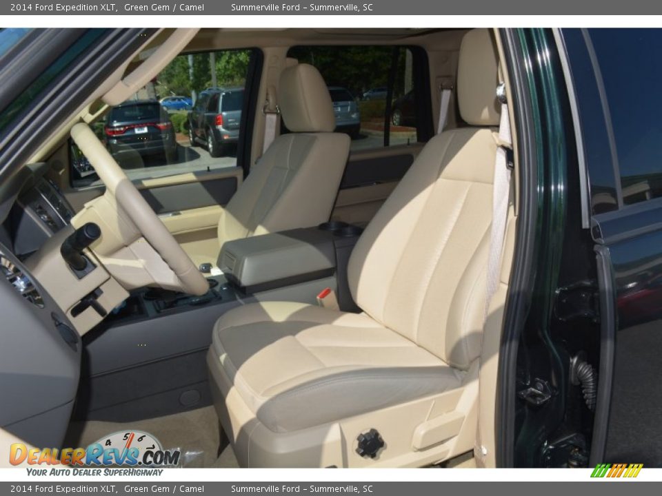 2014 Ford Expedition XLT Green Gem / Camel Photo #22