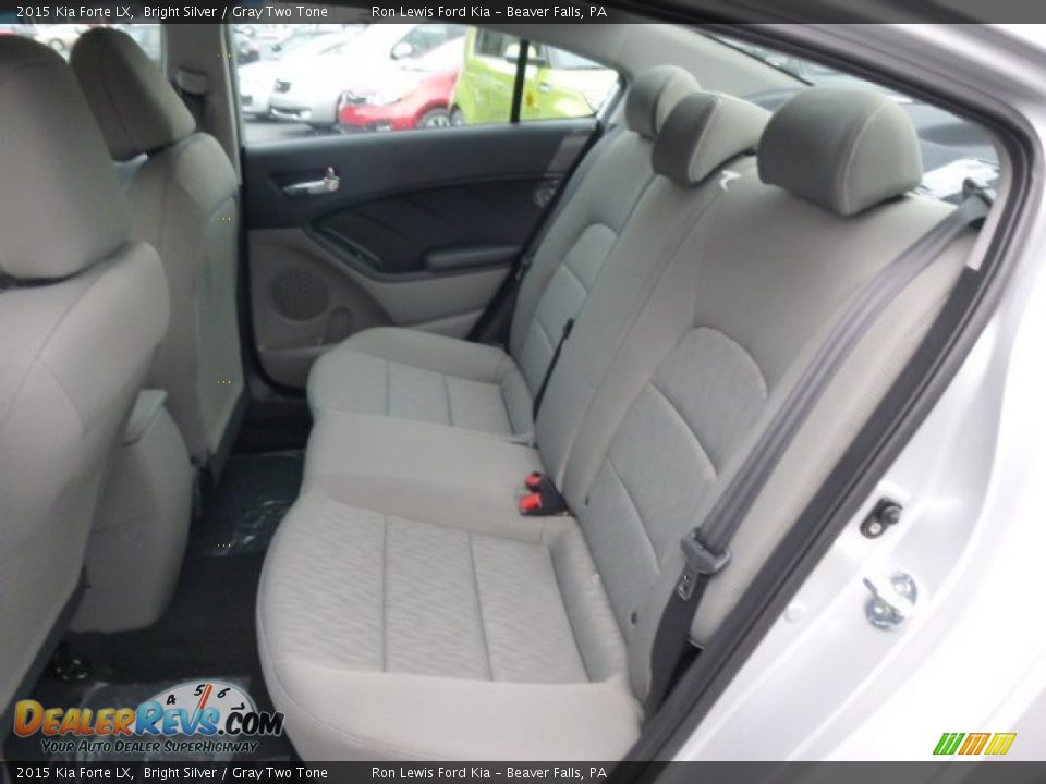 2015 Kia Forte LX Bright Silver / Gray Two Tone Photo #12