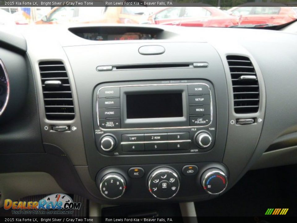 2015 Kia Forte LX Bright Silver / Gray Two Tone Photo #16