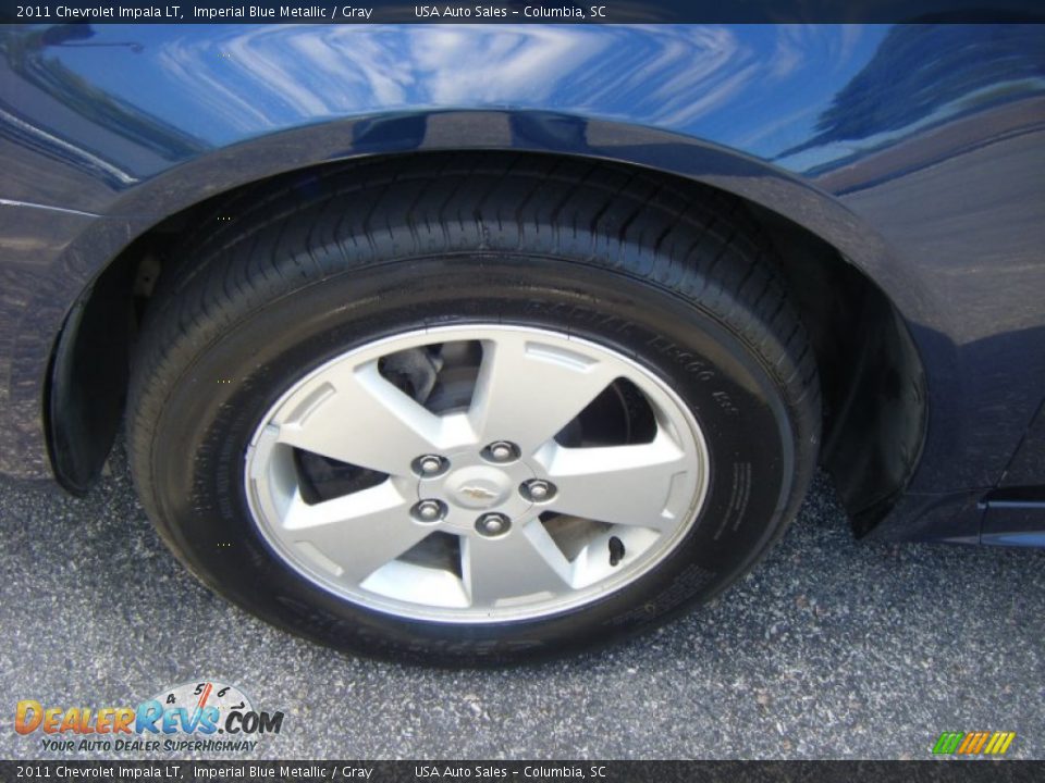 2011 Chevrolet Impala LT Imperial Blue Metallic / Gray Photo #10