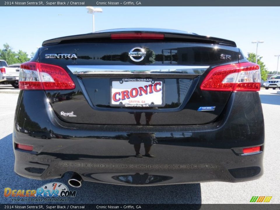 2014 Nissan Sentra SR Super Black / Charcoal Photo #4