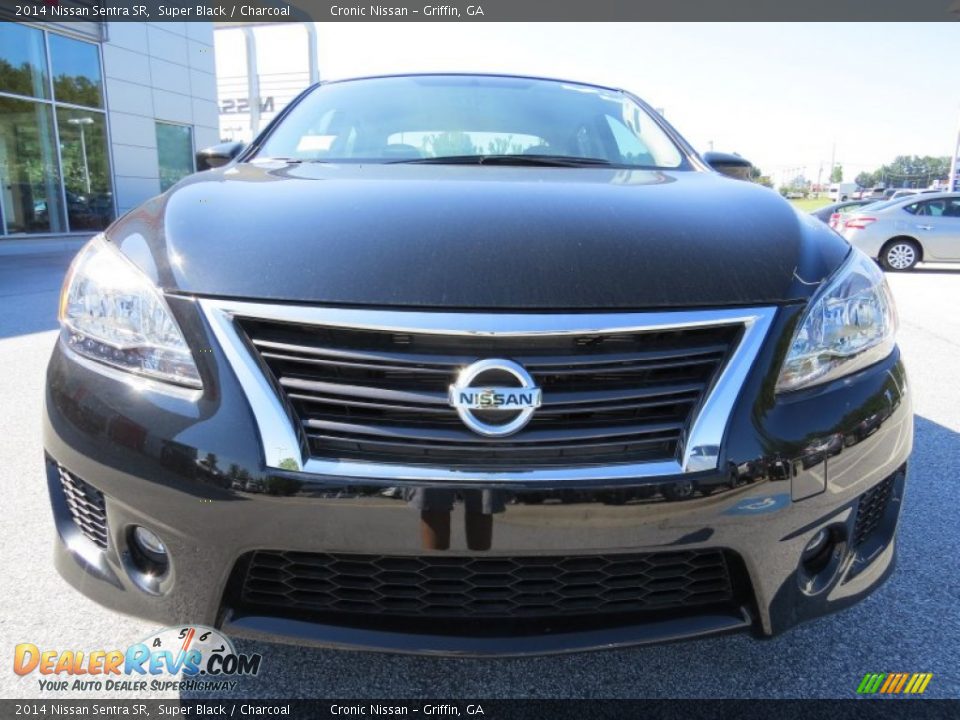 2014 Nissan Sentra SR Super Black / Charcoal Photo #8