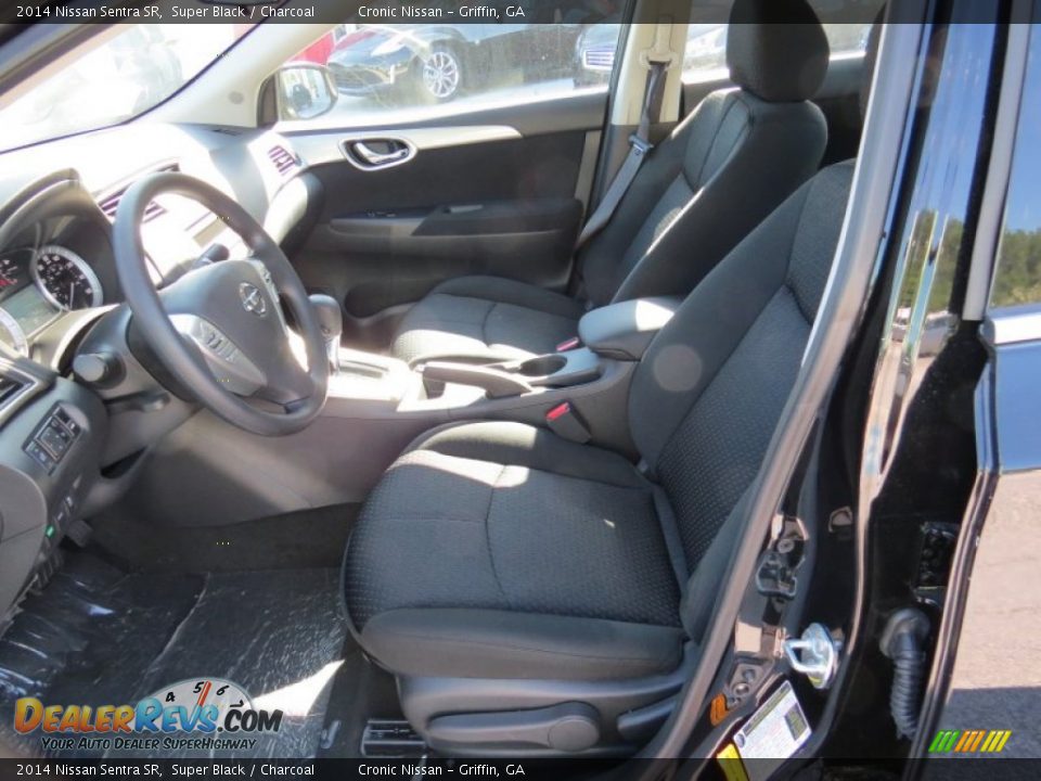 2014 Nissan Sentra SR Super Black / Charcoal Photo #9