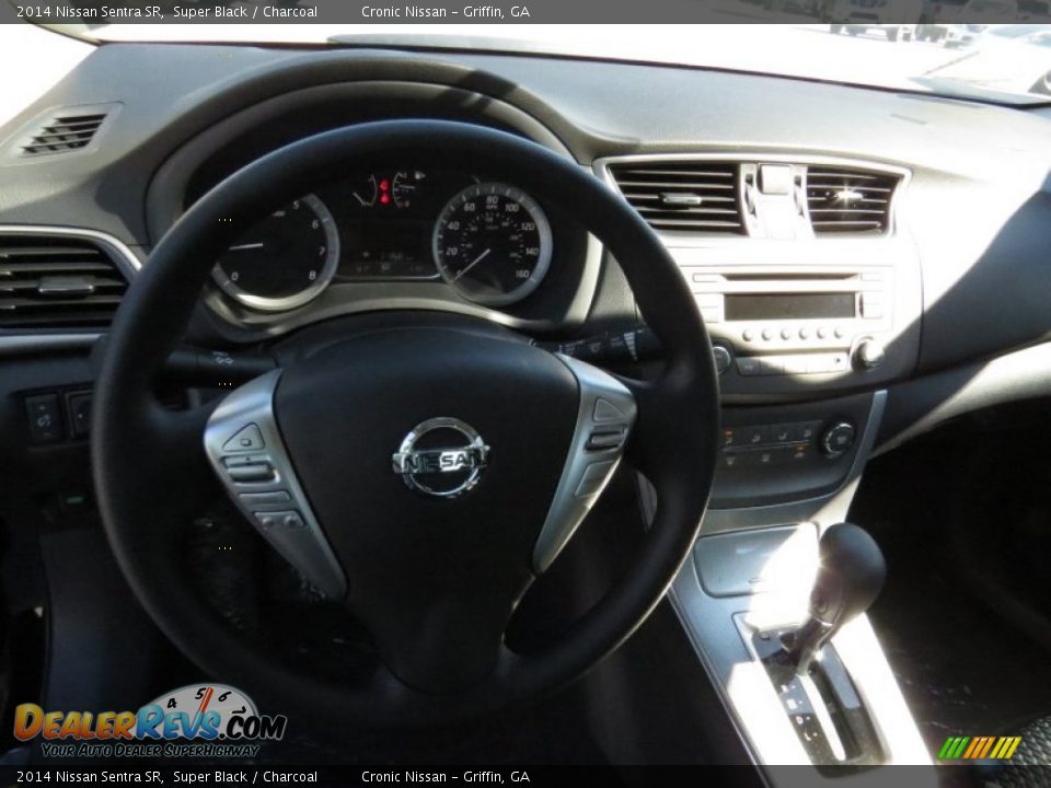 2014 Nissan Sentra SR Super Black / Charcoal Photo #10