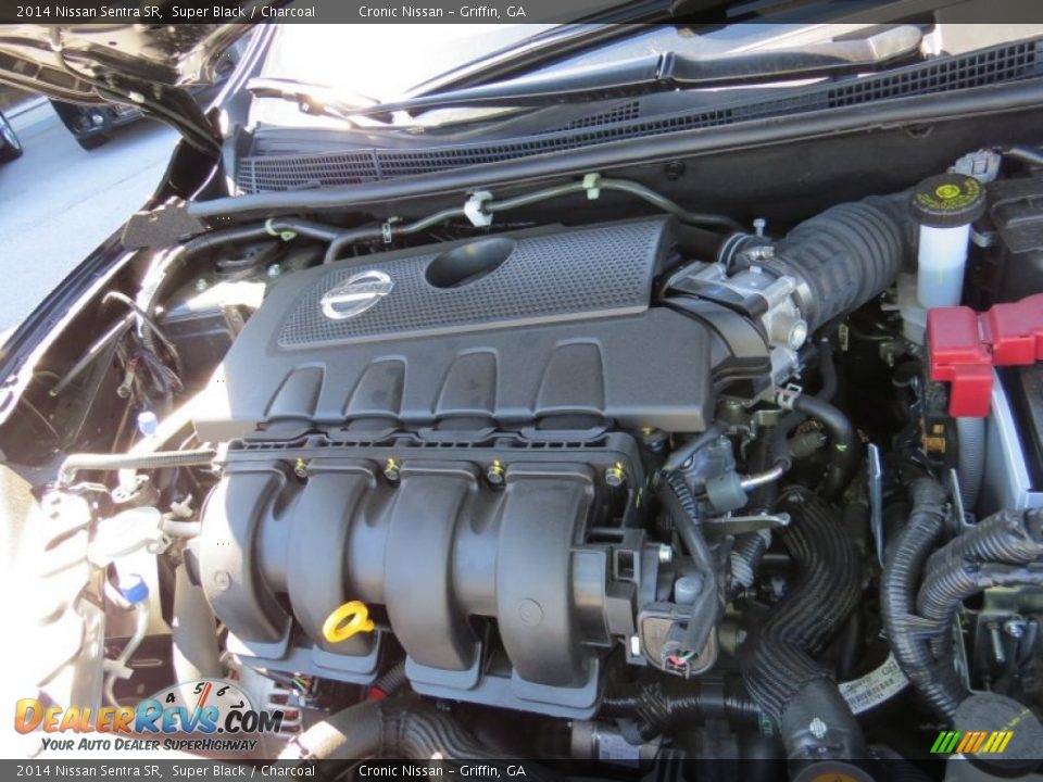 2014 Nissan Sentra SR Super Black / Charcoal Photo #12