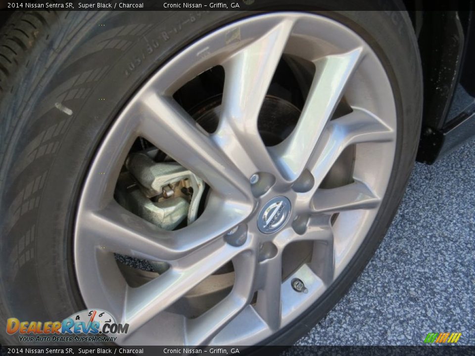2014 Nissan Sentra SR Super Black / Charcoal Photo #13