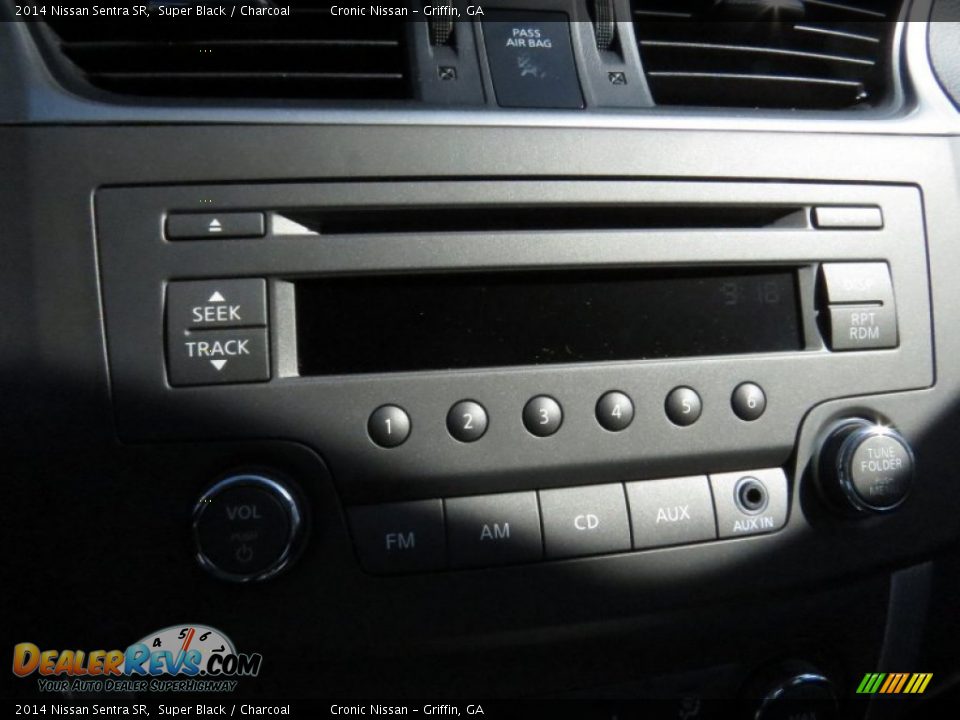 2014 Nissan Sentra SR Super Black / Charcoal Photo #15