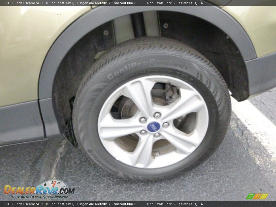 2013 Ford Escape SE 2.0L EcoBoost 4WD Ginger Ale Metallic / Charcoal Black Photo #9