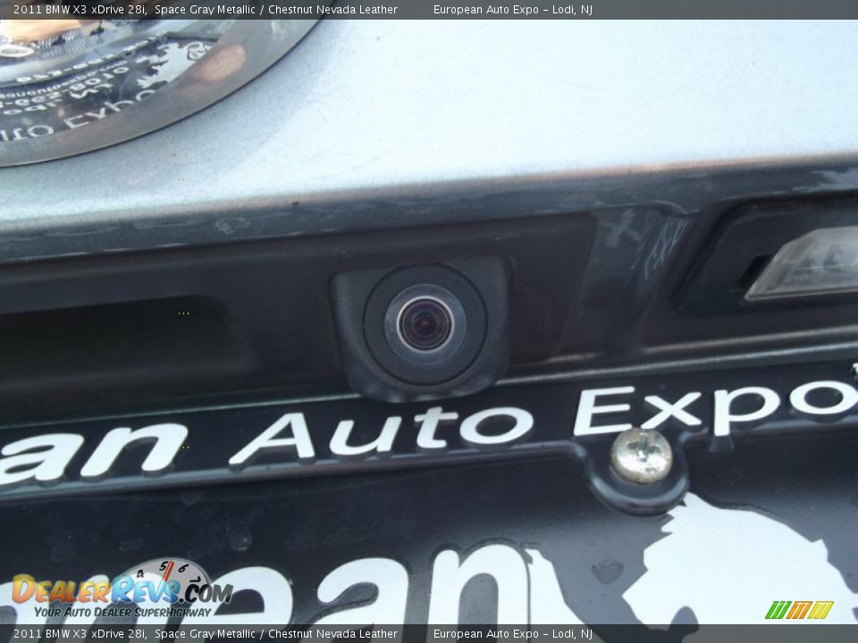 2011 BMW X3 xDrive 28i Space Gray Metallic / Chestnut Nevada Leather Photo #19