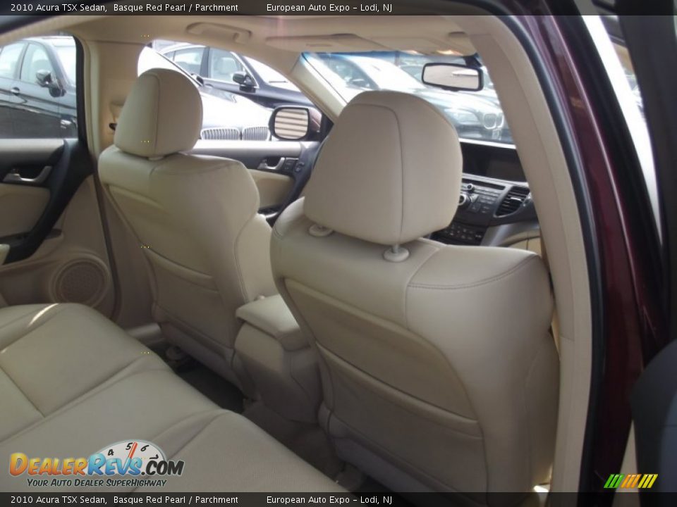 2010 Acura TSX Sedan Basque Red Pearl / Parchment Photo #12