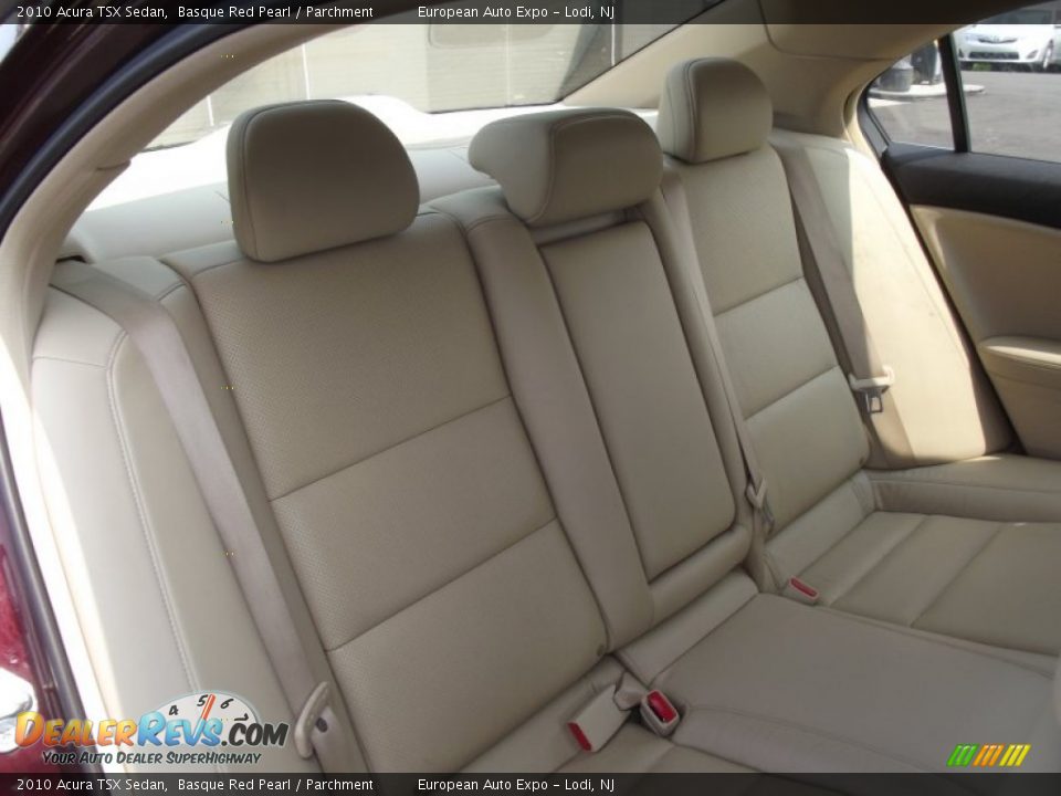 2010 Acura TSX Sedan Basque Red Pearl / Parchment Photo #13