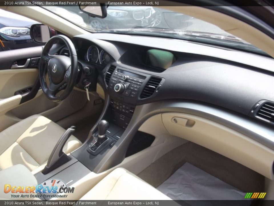 2010 Acura TSX Sedan Basque Red Pearl / Parchment Photo #14