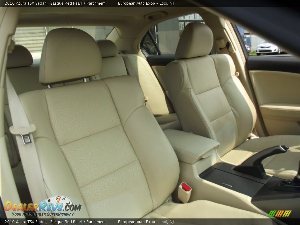 2010 Acura TSX Sedan Basque Red Pearl / Parchment Photo #15