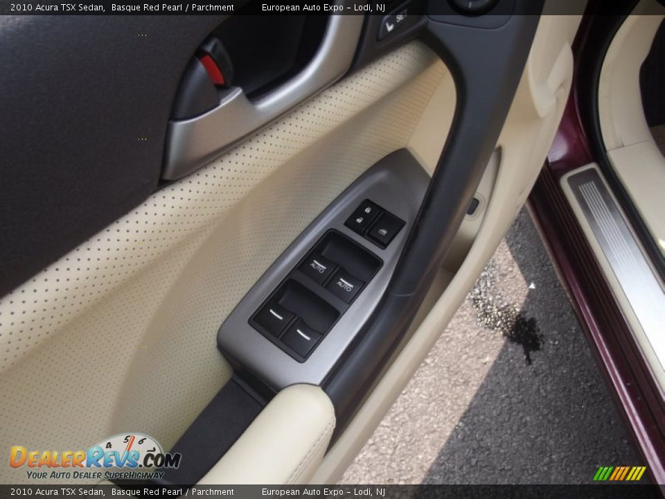 2010 Acura TSX Sedan Basque Red Pearl / Parchment Photo #18