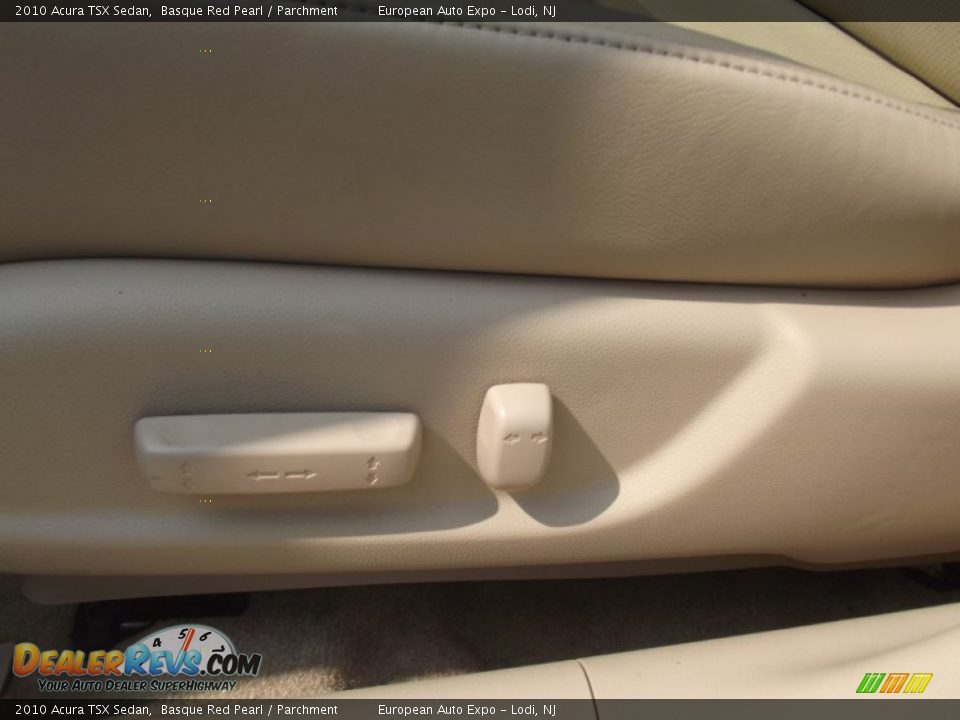 2010 Acura TSX Sedan Basque Red Pearl / Parchment Photo #19