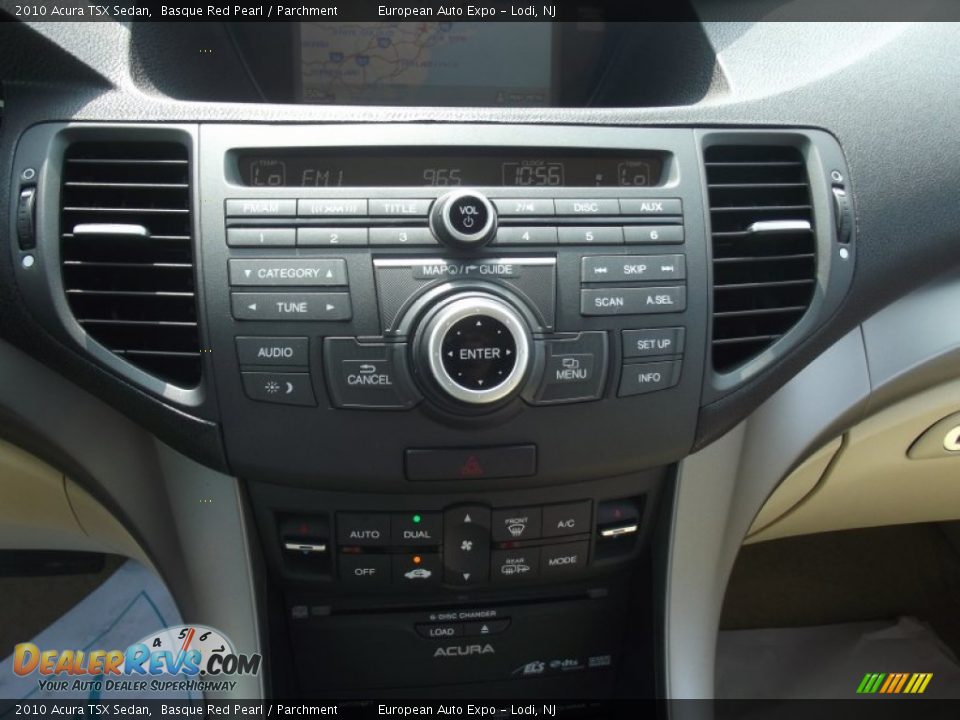 2010 Acura TSX Sedan Basque Red Pearl / Parchment Photo #25
