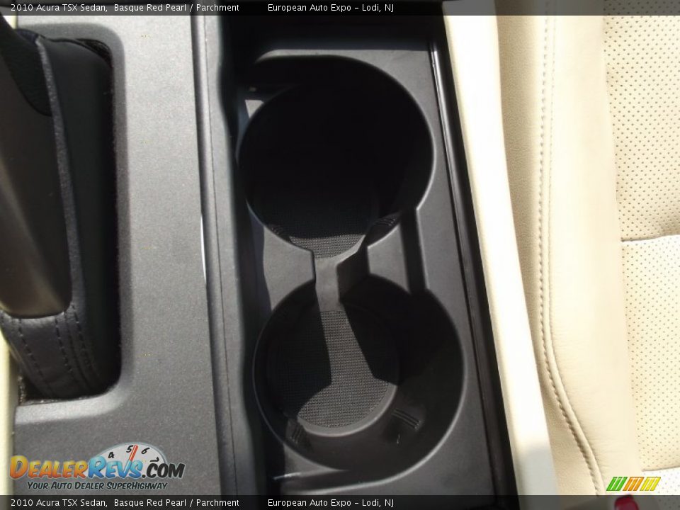 2010 Acura TSX Sedan Basque Red Pearl / Parchment Photo #27