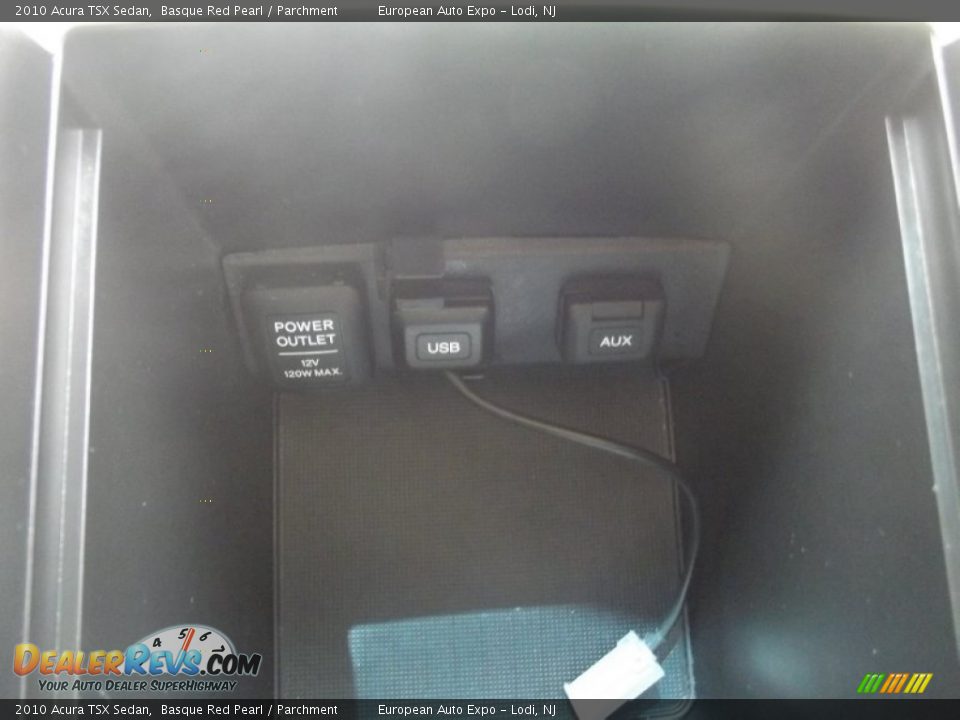 2010 Acura TSX Sedan Basque Red Pearl / Parchment Photo #30