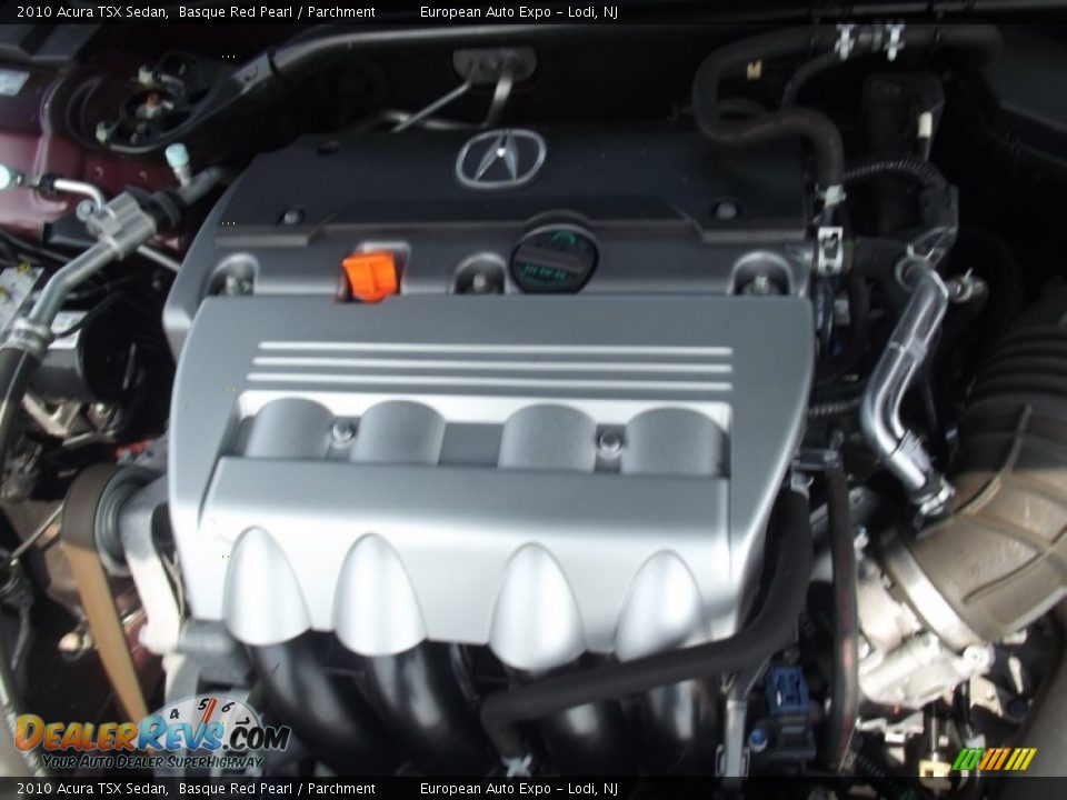 2010 Acura TSX Sedan Basque Red Pearl / Parchment Photo #33