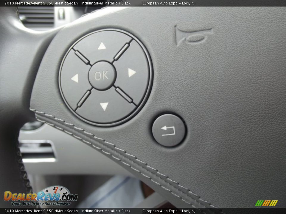 2010 Mercedes-Benz S 550 4Matic Sedan Iridium Silver Metallic / Black Photo #31