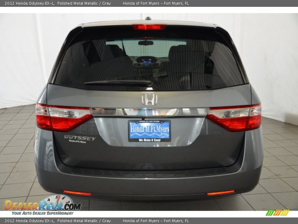2012 Honda Odyssey EX-L Polished Metal Metallic / Gray Photo #7