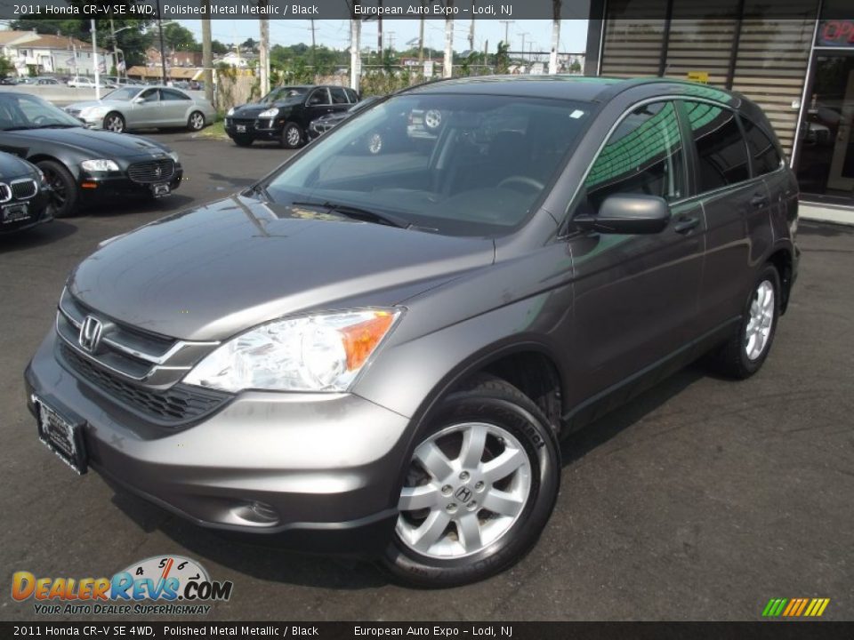 2011 Honda CR-V SE 4WD Polished Metal Metallic / Black Photo #1