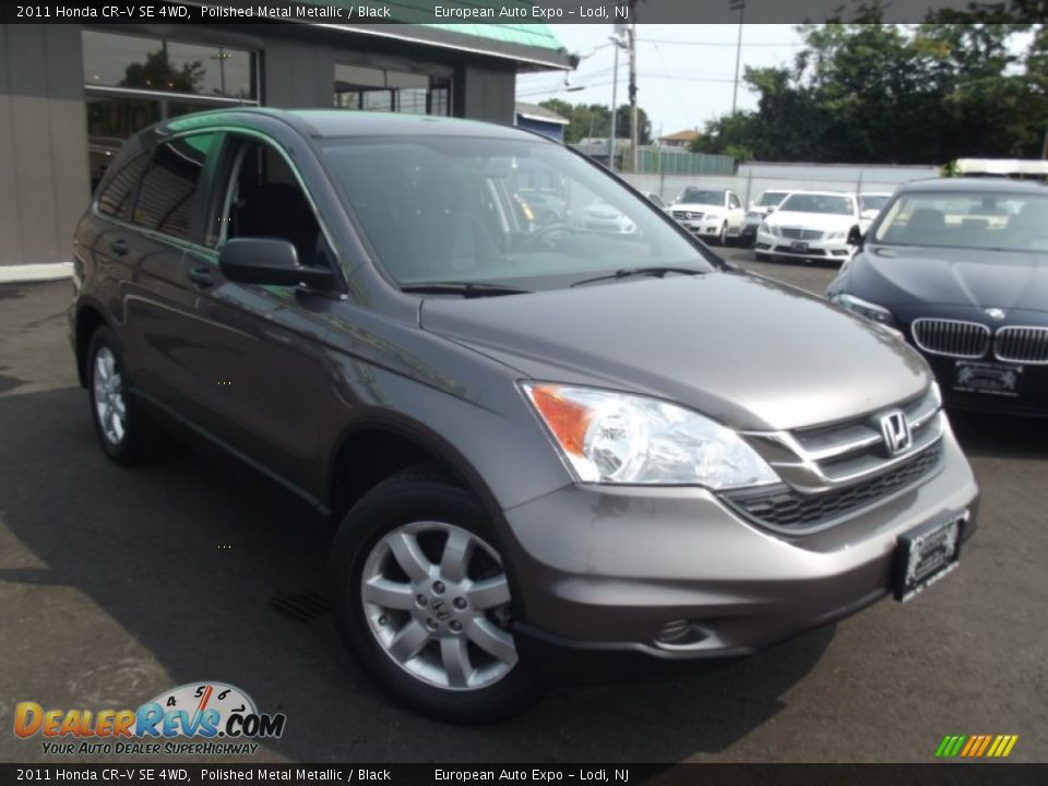 2011 Honda CR-V SE 4WD Polished Metal Metallic / Black Photo #2