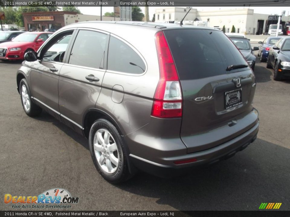 2011 Honda CR-V SE 4WD Polished Metal Metallic / Black Photo #4