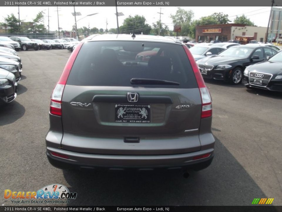 2011 Honda CR-V SE 4WD Polished Metal Metallic / Black Photo #5