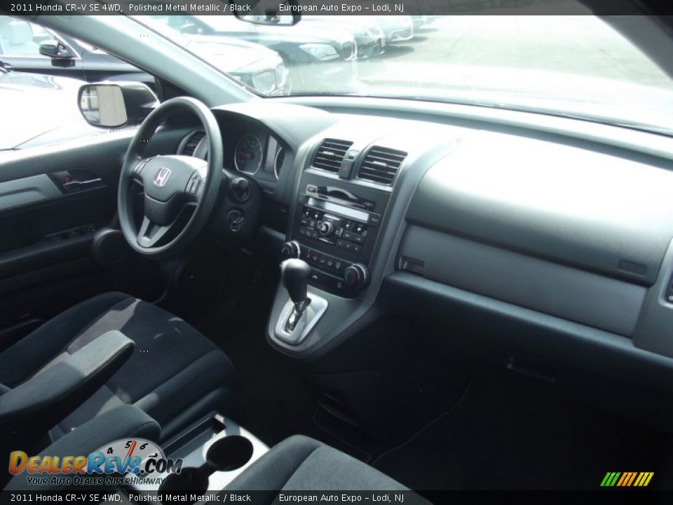 2011 Honda CR-V SE 4WD Polished Metal Metallic / Black Photo #14