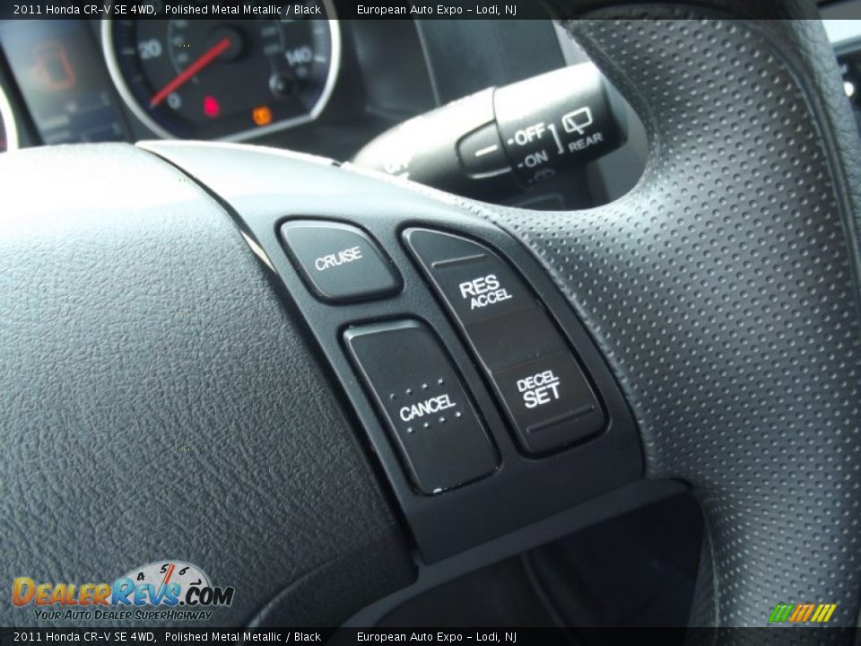 2011 Honda CR-V SE 4WD Polished Metal Metallic / Black Photo #21