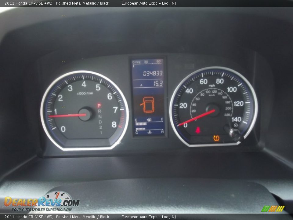 2011 Honda CR-V SE 4WD Polished Metal Metallic / Black Photo #23
