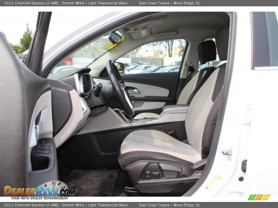 2011 Chevrolet Equinox LS AWD Summit White / Light Titanium/Jet Black Photo #11