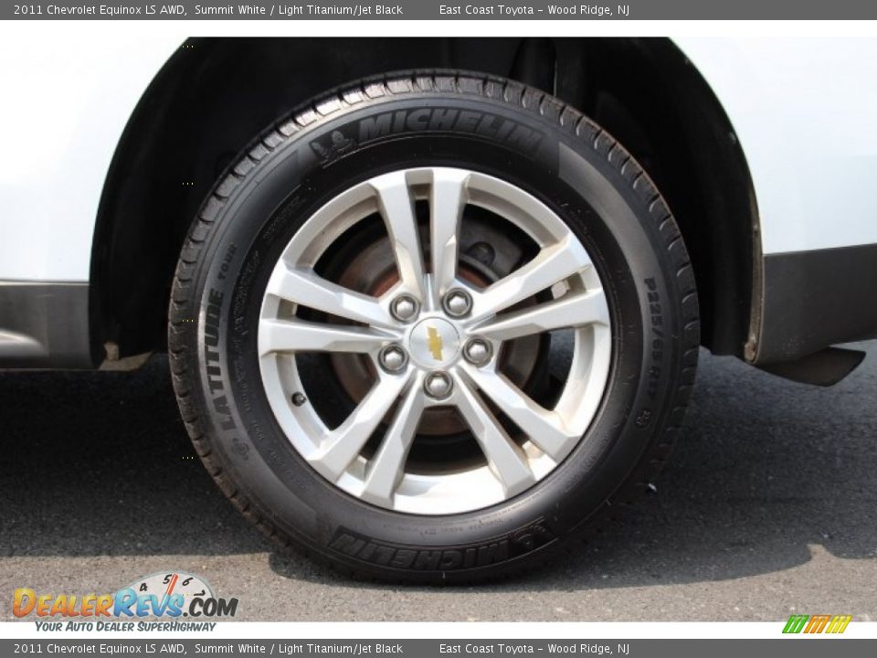 2011 Chevrolet Equinox LS AWD Summit White / Light Titanium/Jet Black Photo #28