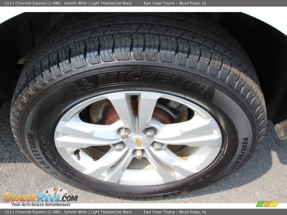 2011 Chevrolet Equinox LS AWD Summit White / Light Titanium/Jet Black Photo #29