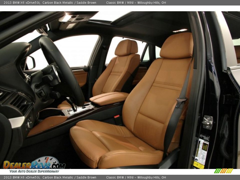 Front Seat of 2013 BMW X6 xDrive50i Photo #8