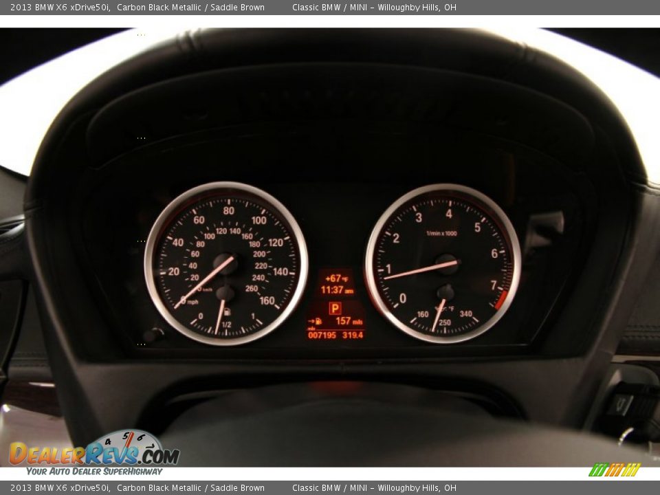 2013 BMW X6 xDrive50i Gauges Photo #13