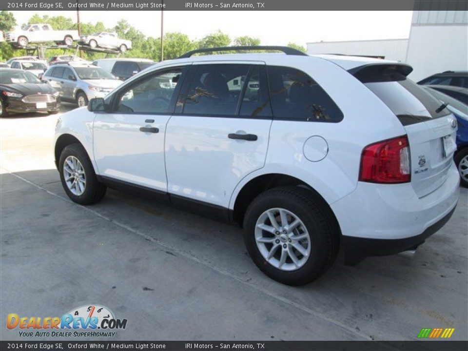 2014 Ford Edge SE Oxford White / Medium Light Stone Photo #2
