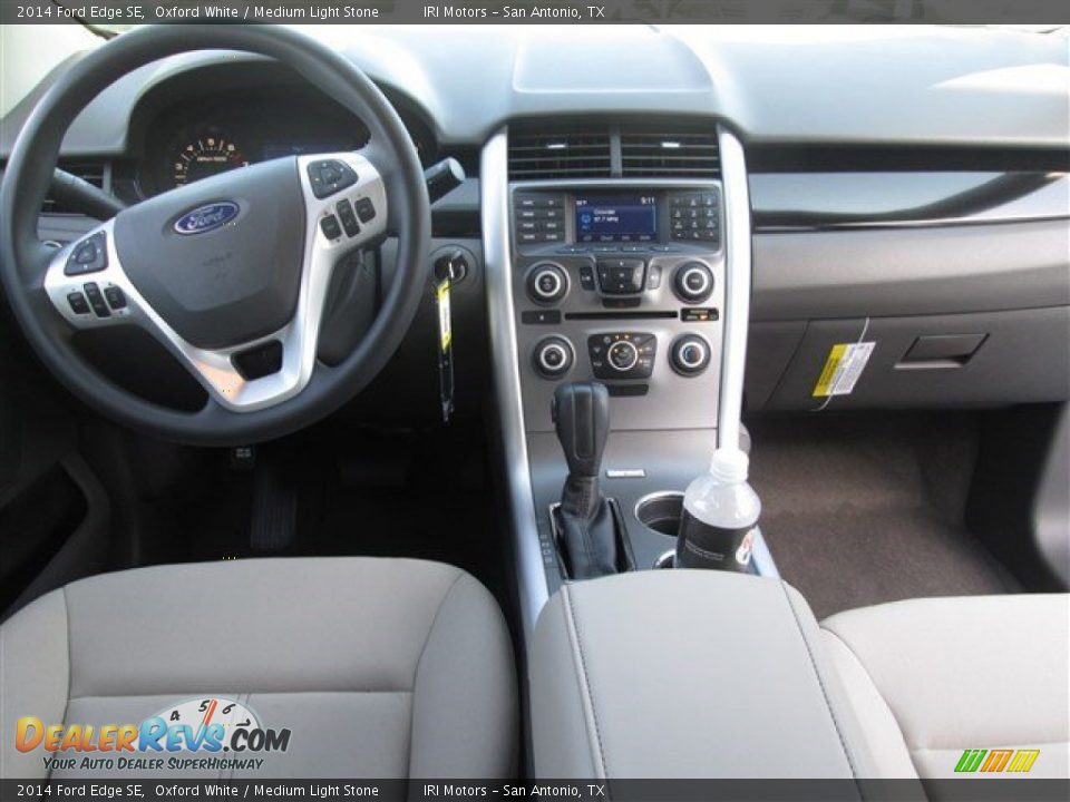 2014 Ford Edge SE Oxford White / Medium Light Stone Photo #10