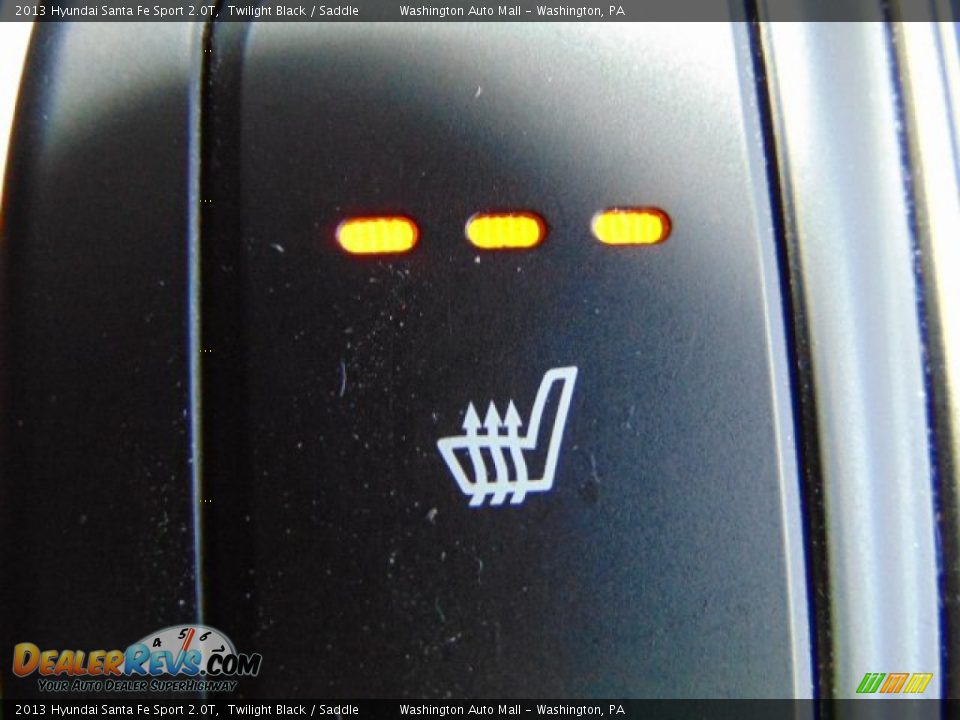 2013 Hyundai Santa Fe Sport 2.0T Twilight Black / Saddle Photo #12