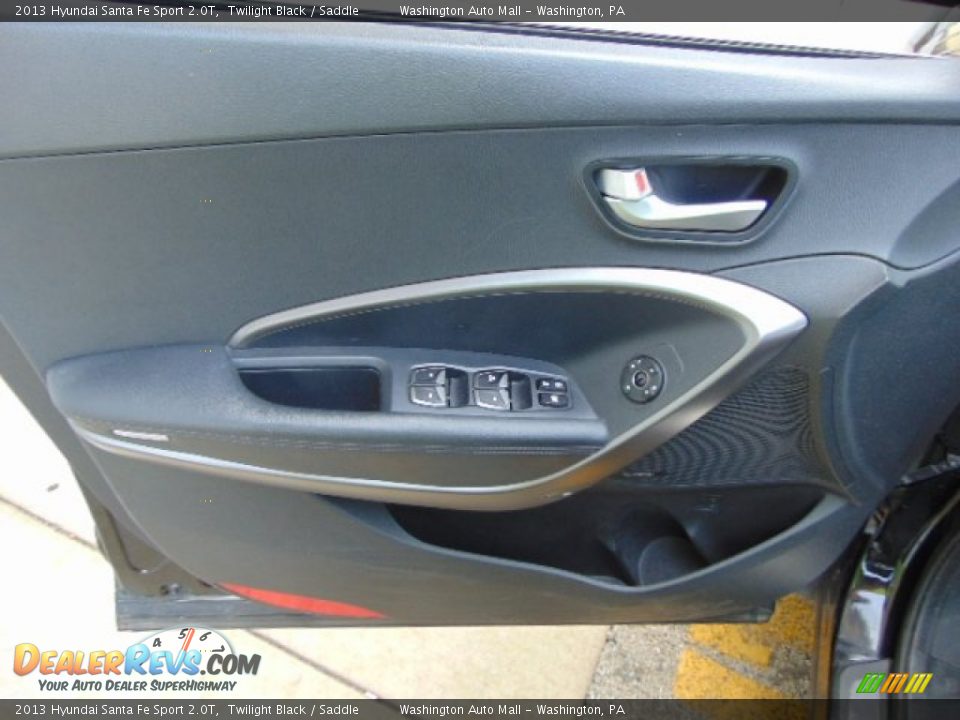 2013 Hyundai Santa Fe Sport 2.0T Twilight Black / Saddle Photo #15