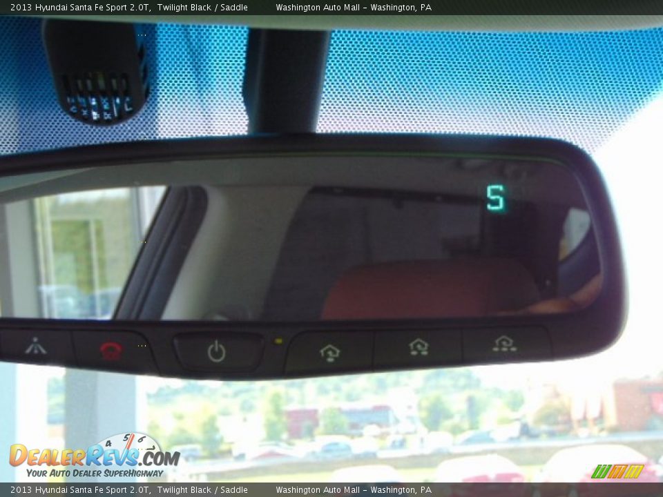 2013 Hyundai Santa Fe Sport 2.0T Twilight Black / Saddle Photo #16