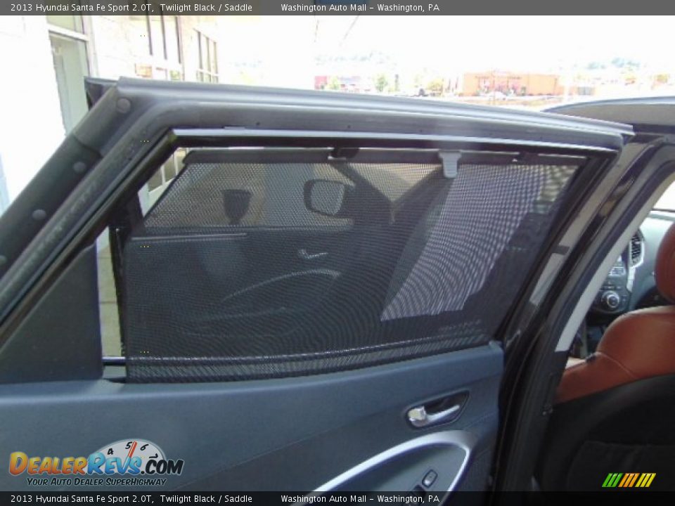 2013 Hyundai Santa Fe Sport 2.0T Twilight Black / Saddle Photo #18